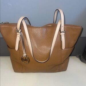 Michael Kors Tan Leather Tote